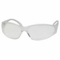 Economy Boas Uncoated Clear Frame/ Lens/ Temple Safety Glasses